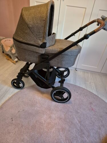 Kinderwagen von ABC mit Zubehörteilen in Braun sehr gut erhalten - Bild 2 von 10