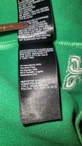 THE NORTH FACE Womans sz M Apex Aerobic Thatch Hoodie Asymmetrical Full Zip - Picture 13 of 17