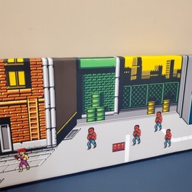 Double Dragon wrapped canvas 👊 Classic NES Nintendo game room retro gaming