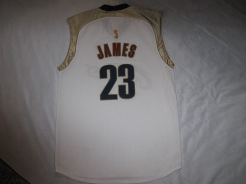Cleveland Cavaliers Lebron James Jersey 2007 NBA Finals Majestic Youth L/XL LBJ - Picture 2 of 5