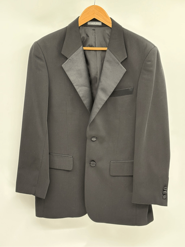 Vittorio St. Angelo Suit Jacket Tuxedo Men Size 36 S Black