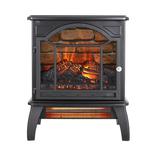 18 Inch 3D Flame Electric Infrared Quartz Fireplace Stove with Remote Control - Picture 14 of 15