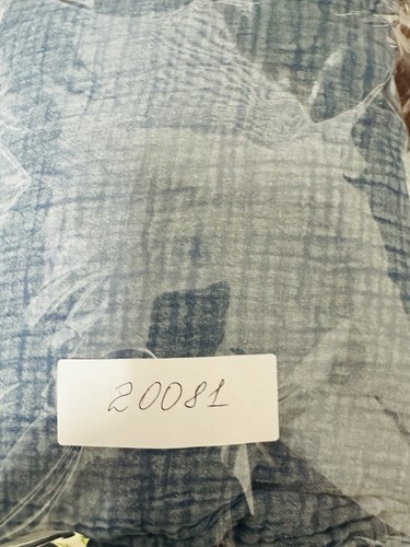 NWT Elan Tunic Dress With Slip L Roll Tab Cotton Denim Like Chambray Blue Stripe - Picture 10 of 10