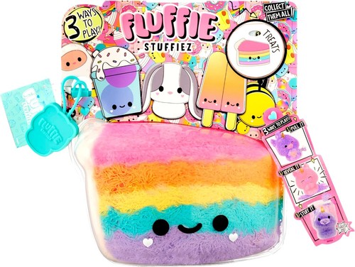 Fluffie Stuffiez CAKE Plush - Surprise Reveal Unboxing Tactile Toy Fidget Soft
