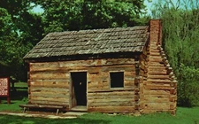 Postcard KY Hodgenville Knob Creek Lincoln Boyhood Home 1957 Vintage PC H9647