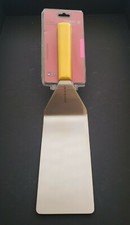 Mundial Y5682  4" x 8"  Solid Stainless Steel Turner YELLOW 