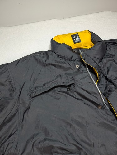 Vintage 90s Y2K FUBU Jeans Reversible Goose Down Puffer Coat Jacket Mens 2XL - Picture 16 of 24