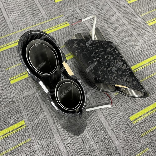 Kits de silenciador de puntas de escape de fibra de carbono seca para 2019-2024 Benz G63 AMG G550 W464 - Imagen 20 de 29
