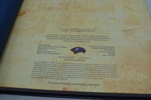 WOTC D&D 3a edizione Dungeon Master's Guide 3.5 VG/EX - 2a stampa SPEDIZIONE VELOCE - Foto 4 di 8