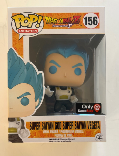 Pop! Animación 156 Dragon Ball Z Resurrección F Super Saiyan Dios Vegeta - Imagen 1 de 6