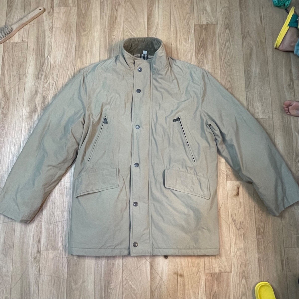 burberry london winter jacket nova check CORDUROY covercoat