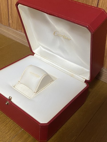 Cartier watch BOX case RED cushion vip gift jewelry BOX novelty GOLD - Picture 3 of 7