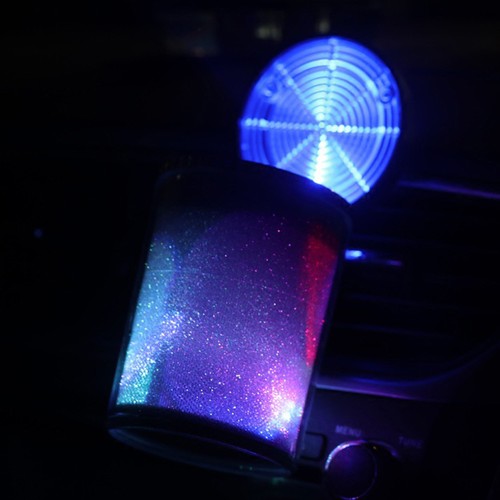 Car LED Light Up Ashtray Smokeless Ash Cylinder Holder Cup Colorful - Picture 10 of 12