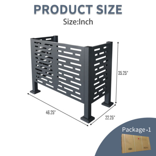 Air Conditioner Fence, Metal Privacy Fence Cover, Perfect To Conditioning Units - Picture 3 of 8