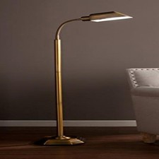 LT6112 SEI OttLite Alton Task Floor Lamp - Honey Brass | eBay LT6112 SEI OttLite Alton Task Floor Lamp - Honey Brass | eBay