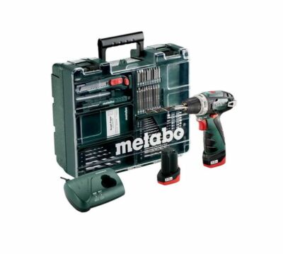 Metabo 600080880 PowerMaxx BS Basic Akku-Bohrschrauber Set 2x 2Ah+Zubehör B-WARE