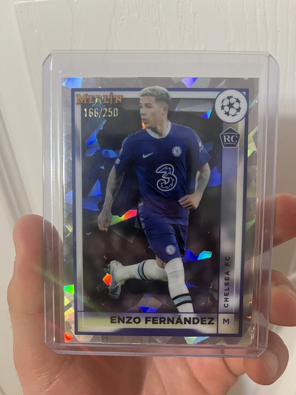 Enzo Fernandez 2022-23 Topps Merlin Atomic Refractor /250 Rookie RC