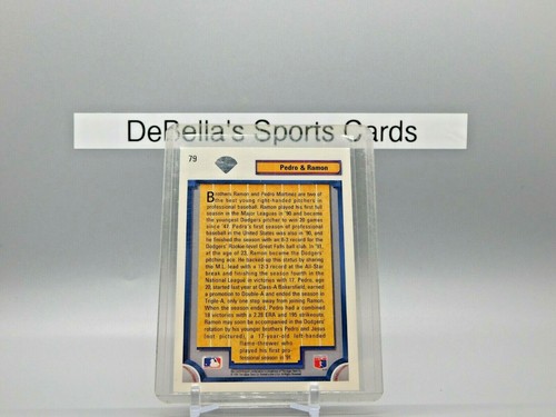 1992 Upper Deck Pedro And Ramon Martinez Bloodlines #79 Rookie - Picture 2 of 2