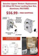 Genuine Lippert 276602 Venture Fifth Wheel Landing Gear Box, Aluminum