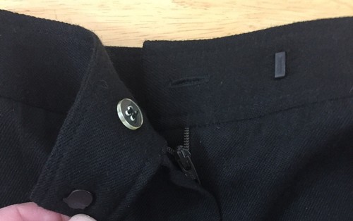 Pantaloni abito da donna neri Harve Benard nuovi con etichette 100% lana taglia 4 nuovi con etichette - Foto 4 di 8