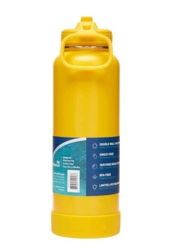 Takeya 40 oz Double Stainless Steel Insulated Water Bottle, Straw Lid Hot & Cold - Picture 3 of 8