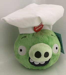 angry birds chef pig plush