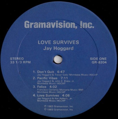 Jay Hoggard - Love Survives (LP, Album) - Bild 2 von 4