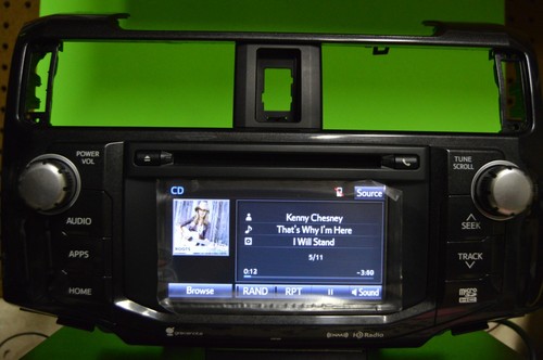 2014-2019 Toyota 4Runner 510140 factory navigation CD player radio 86100-35360 - Picture 2 of 12
