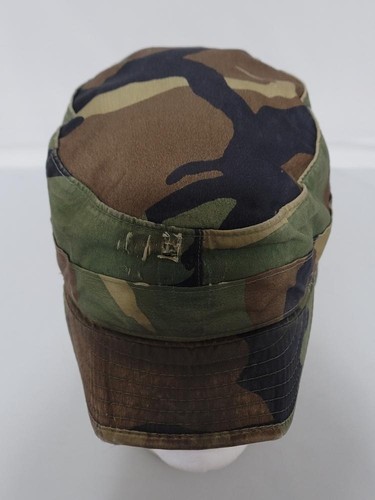 US Army BDU Camouflage 6 7/8 Cold Weather Patrol Cap #88p - Picture 5 of 7