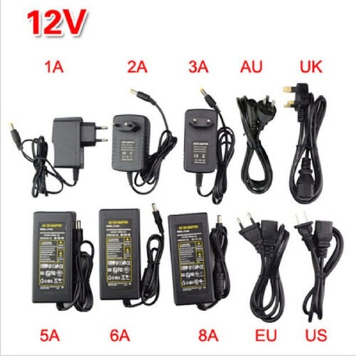 110V 220 TO DC12V 5V 24V Power Supply DC Adapter 1A 2A 3A 5A 6A 8A For led strip - Picture 4 of 15