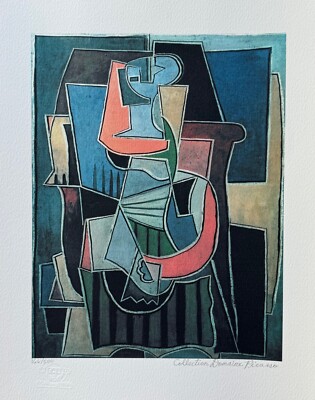 Pablo Picasso、LES LOISIRS、希少画集画、新品額装付 Pablo Picasso、LES LOISIRS、希少画集画、新品額装付 Book