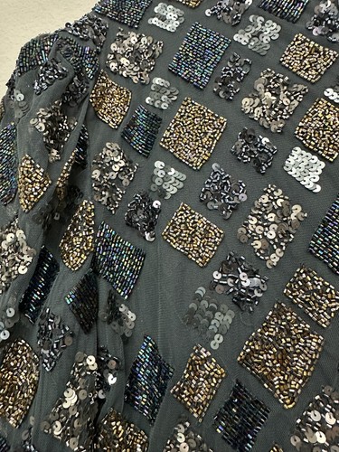 Mac Duggal Womens Evening Dress Size Geometric Heavily Beaded 5472 $598 - Picture 11 of 11