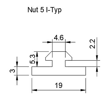 Profilgleiter Aluprofil Nut 5 / 6 / 8 I - Typ/inkl. Bohrung Item/Gleiter/Profil - Bild 8 von 68