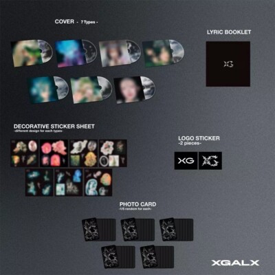 XG AWA solo cd アルバム 7種コンプセット XG [AWE] 2nd Mini Album SOLO 7 Ver SET /7 CD+7 Booklet+21
