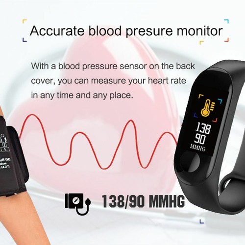 Smart Watch Fitness Tracker Wrist Band Waterproof Activity Tracker Step Counter - Picture 4 of 15