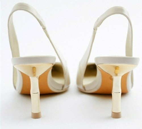 Slingback Leather heels - Picture 4 of 5