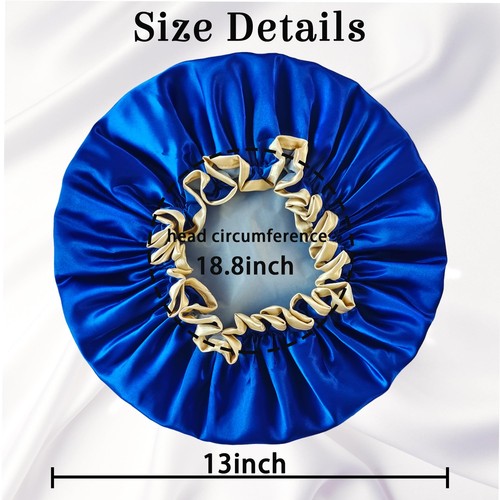 Shower Cap Reusable Waterproof Large Shower Cap for Women Shower Caps for Bra... - Picture 5 of 6