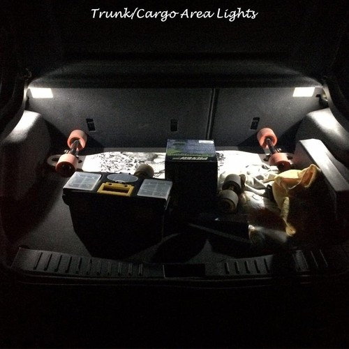 White 6000K LED T10 Wedge Bulbs Compatible with License & Dome Lights (2-Pack) - Picture 8 of 11