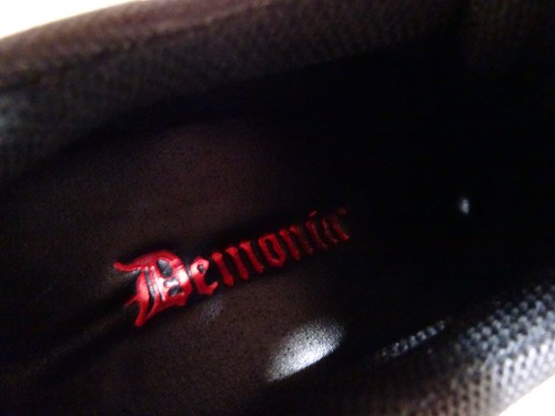 Demonia Black 4.75" Platform 90s Y2K Club Rave Cyber Goth Sneakers Women's Sz 6 - Picture 10 of 10