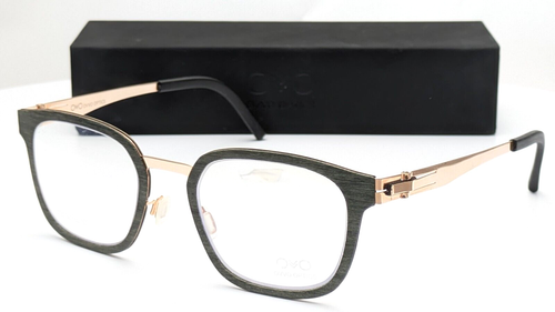 Ovvo Optics 3904 Koto West Africa Unisex Eyeglasses 49mm 14k Gold Plated - Picture 1 of 7