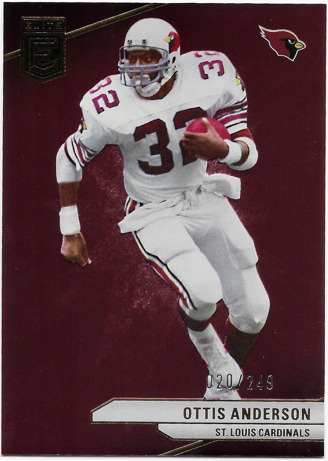 2024 Panini Donruss Elite - Maroon /249 - Ottis Anderson Arizona Cardinals #51