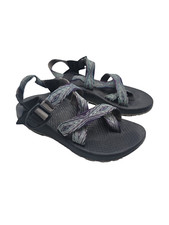 Chaco Women's Sz 6 Yampa Purple Teal Pixel Weave Multicolor Strappy Sandals