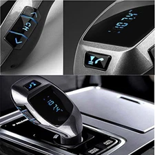 Bluetooth Car Kit FM Transmitter Handsfree LCD MP3 Player For iPhone 8 X 7 6 6S