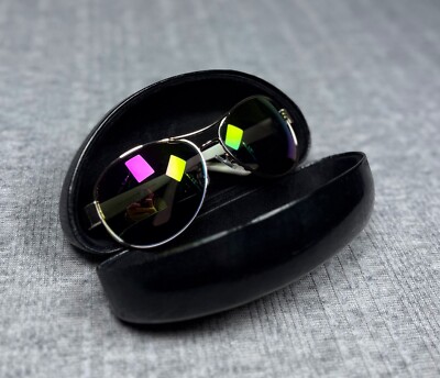 Juicy Couture Sunglasses Aviator Rainbow Gold Women display picture 1