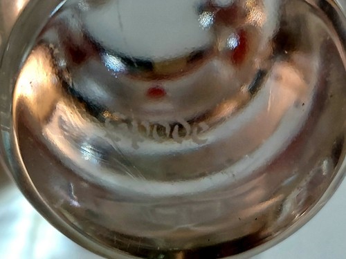 Vintage Spode Clear And Satin Cut Glass Cat Paperweight Heavy Signed CUTE DECOR  - Afbeelding 6 van 9