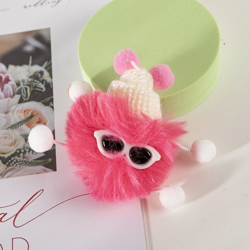 Cute Plush Doll Keychain Cartoon Animal Pendant Car Keychain Bag Decor Xmas Gift - Picture 9 of 38