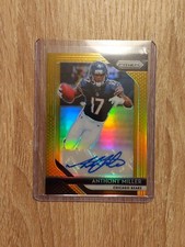 ANTHONY MILLER 2018 PANINI PRIZM PRIZMS GOLD REFRACTOR RC SP AUTO 4/10 BEARS