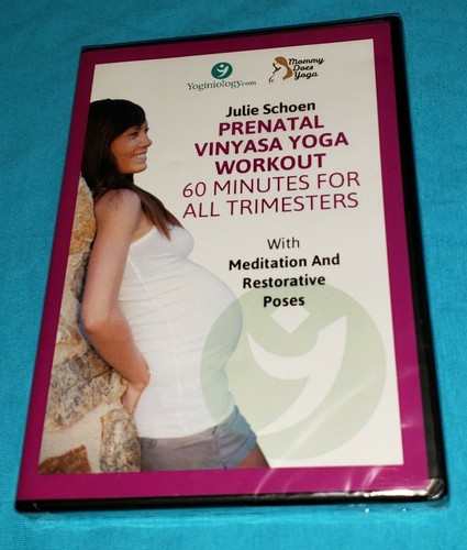 Prenatal Vinyasa Yoga Workout DVD Julie Schoen All Trimesters NEW SEALED - Imagen 2 de 6