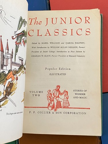 The New Junior Classics in 10 Volumes Volume 2-10 1956 P.F. Collier & Son - Picture 13 of 20