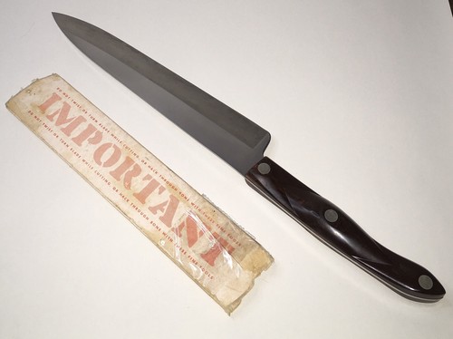 Vintage Cutco No.1725 French Chef Knife 9 1/4" Stainless Blade Swirl Handle - Bild 7 von 7